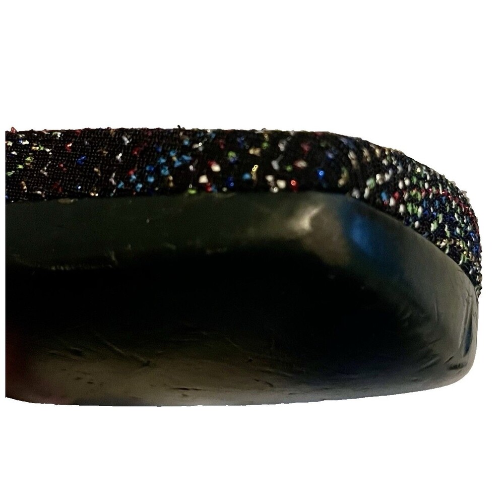 Vintage Giorgion Fendon Italy Hard Shell Clamshell Eyeglass Case Black Metallic - Picture 11 of 15